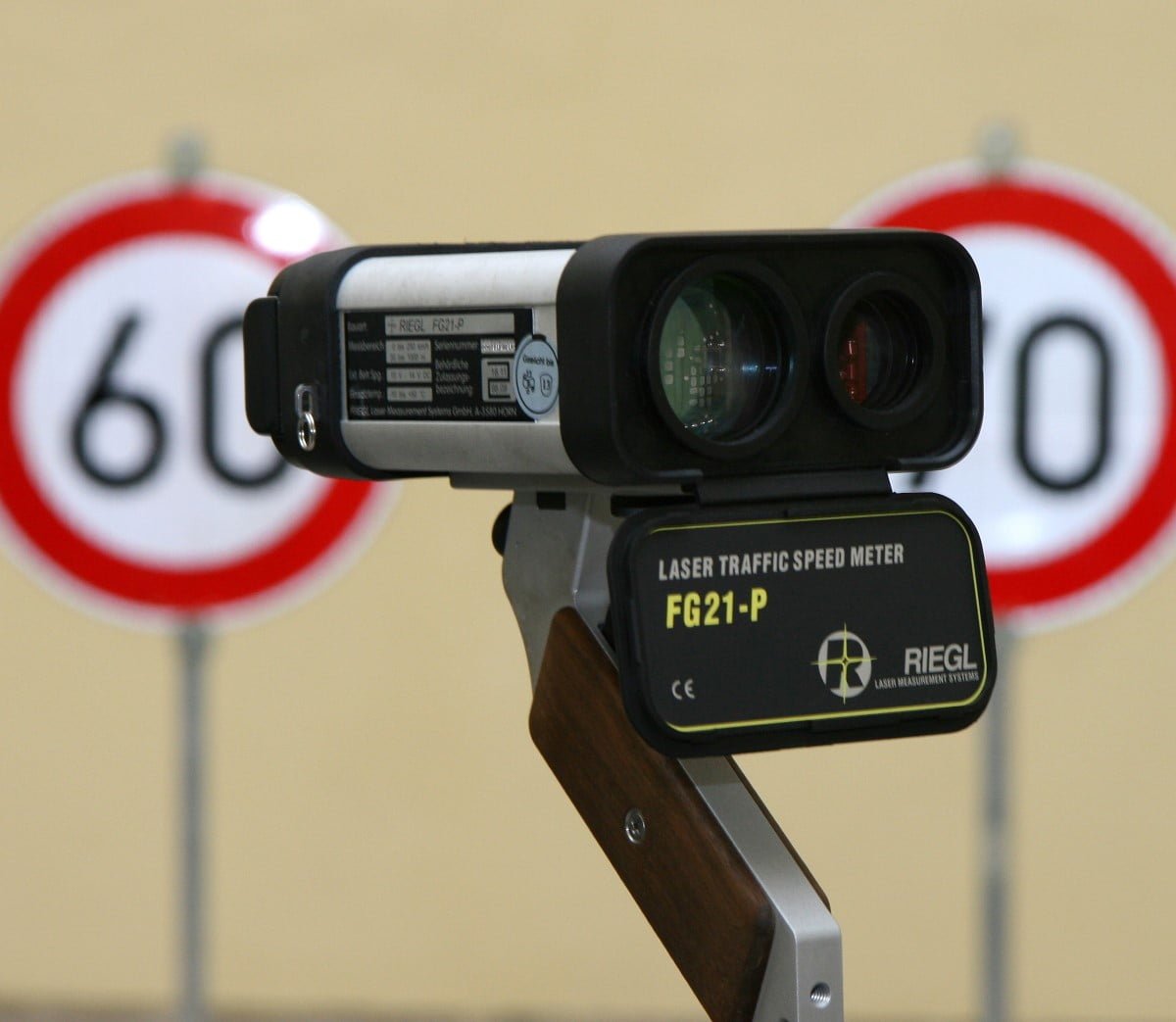 Laserhandmessgerät Polizei