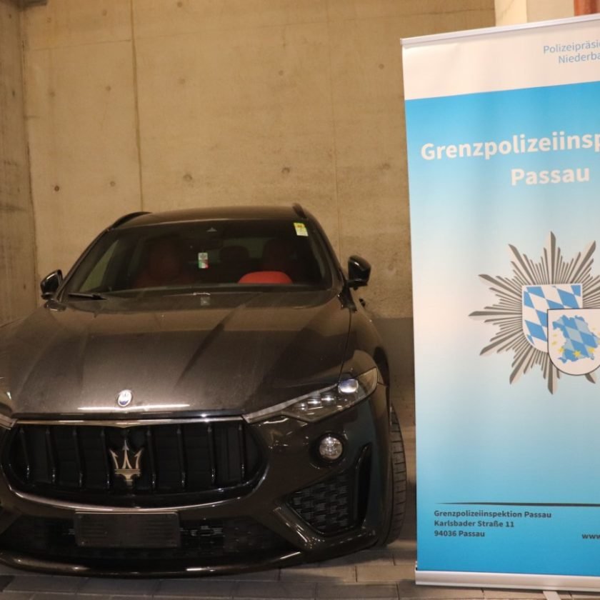 Schleierfahnder stellen Maserati Levante sicher