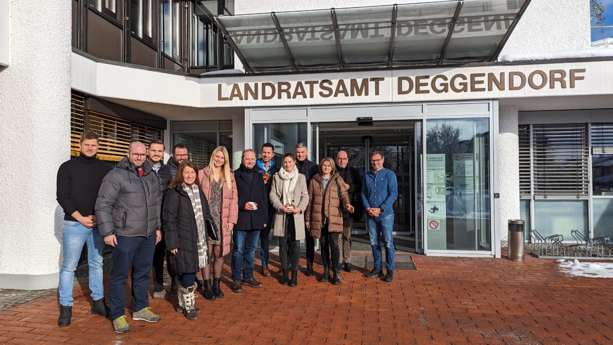 Austausch der Unterstützer für die regionale Wirtschaft