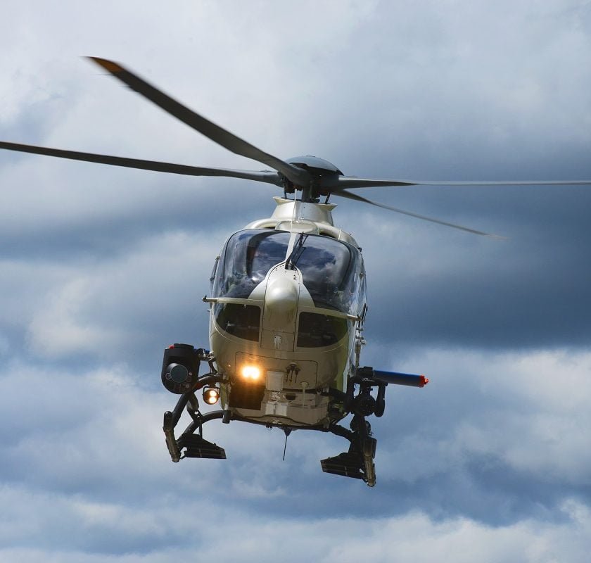 Hubschrauber Polizei